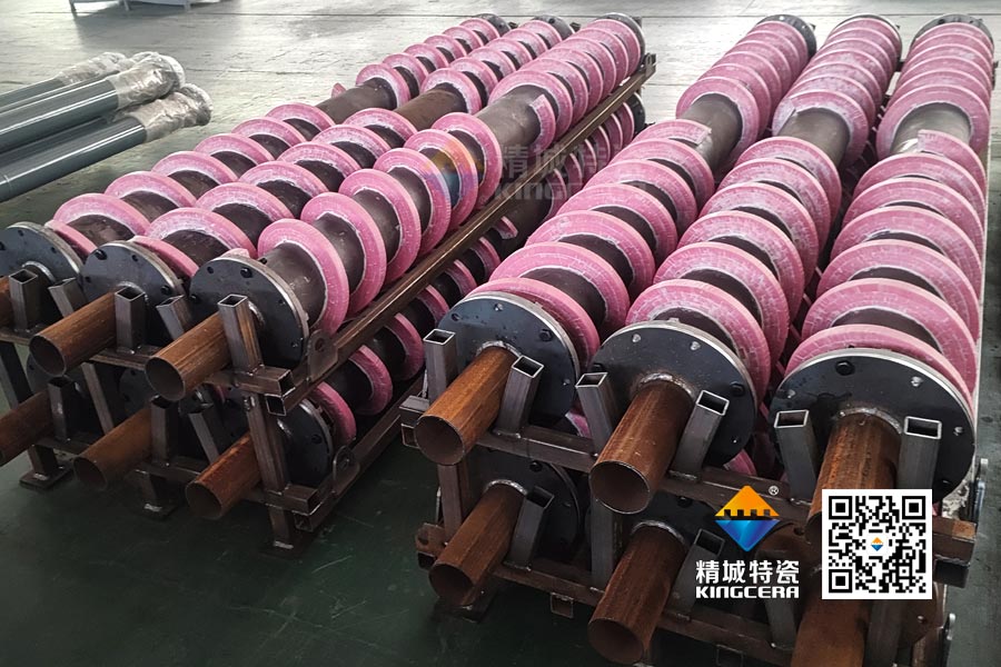 耐磨陶瓷絞龍葉片-螺旋輸送提升機